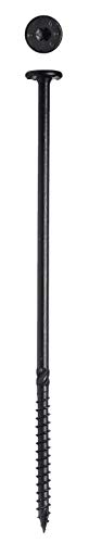 Big Timber WTX158 #15 x 8 in. Black Star Drive Wafer Head Screw 250 Pack