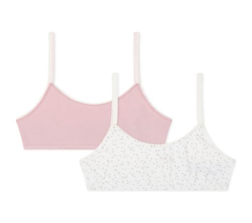 Petit Bateau - Juego de Sujetadores Infantiles de algodón y