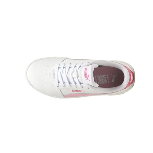 PUMA Kids Girls Carina 2.0 Lace Up Sneakers Shoes Casual - White4