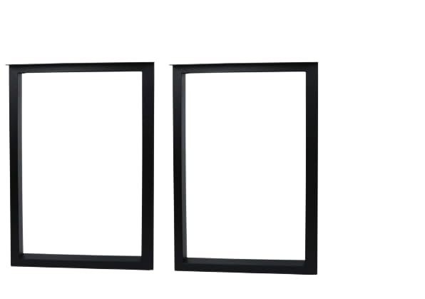 Ventuos 28" Metal Table Legs – Heavy-Duty Square Tube Iron Desk & Dining Table Legs for DIY Furniture, Industrial Steel Table Base for Home & Office, Strong Durable Replacement Table Legs