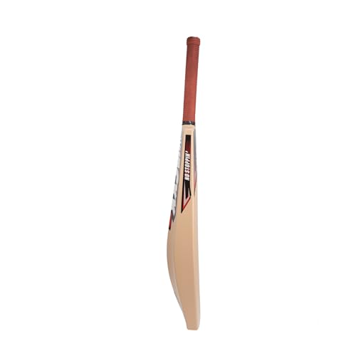 Image of WHACKK Double Blade Cricket Bat Full Size - Premium Virgin Plastic Hard Fiber Tennis /Turf Bat, Lightweight Tournament Size 8 for Adults & Seniors (Bisque)