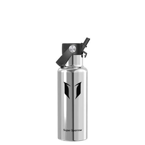 Sparrow Kids Insulated Water Bottle 17 oz FlipFlow Water Bottles with Straw - image 1