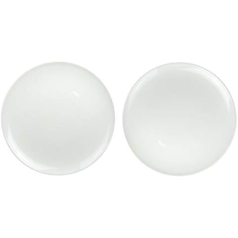 Acoroc Pizzateller Ø 32cm oder Pastateller Ø 28,5cm in Weiß oder Schwarz - 2er, 4er oder 6er Sets - Spülmaschinenfest Mikrowellengeeignet Cover