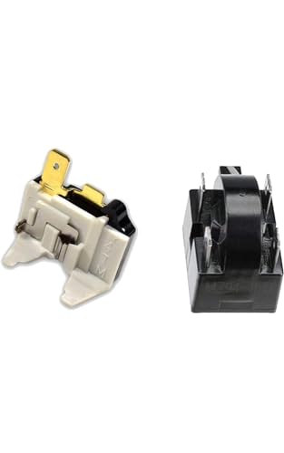 M&M HARIS Compressor Relay (4 Pin) + Overload Protector Suitable for Single Door & Double Door Refrigerators. (100 Ltr to 350 Ltr)