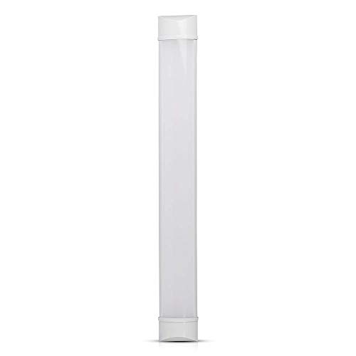 V-Tac 40W 4Ft Led Batten Fittings Integrated Tube Lamp 6400K White 1200X74X24Mm Wall And Ceiling Lighting 30000H Long Lifespan