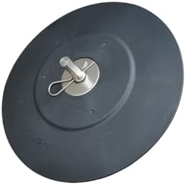 Brocraft Ice Auger Adapter with 9.5" Stopper Disc/Stainless Steel - Ice Auger Drill Adapter/Ice Auger Stop Disc