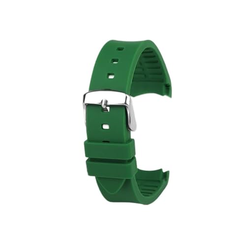 20/22mm �X�|�[�c�h���A�[�N�}�E�X �V���R�[�����v�o���h TIMEX Expedition T49963 T49905�p (�O���[���V���o�[�A20mm)