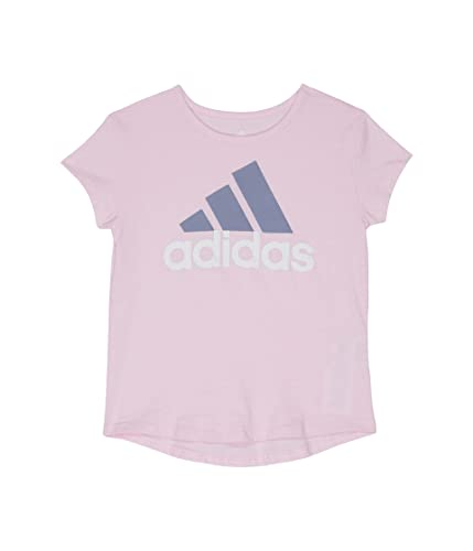 T-shirt Adidas fille rose clair taille 4 ans à manches courtes Essential