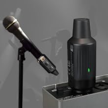 AROMA Wireless XLR Transmitter Receiver, UHF Wireless Microphone Audio System for Dynamic Mics PA Mixer - Image 8