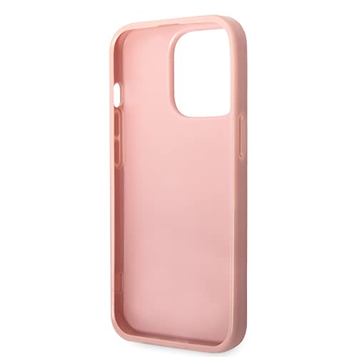 Coque rigide pour iPhone 14 Pro Max Guess rose paillettes script