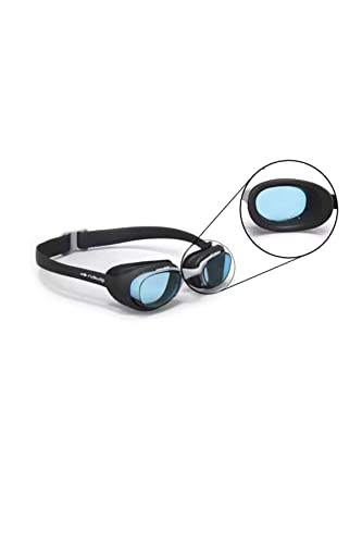 Nabaiji Swim Goggles, Anti Fog Swimming Goggles Waterproof UV Protection Mirrored & Clear Adjustable Silicone Swim Glasses Clear Vision Suitable For Everyone