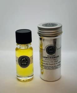 Organic Lemongrass Essential Oil (Cymbopogon citratus) (250ml) by NHR Organic Oils