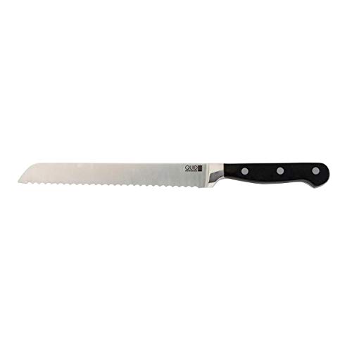QUID PROFESSIONAL Inox Chef Black Cuchillo Pan Acero Inoxidable 20cm Acero Inox Extra Resistente