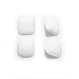 Winssigma 2 Pairs Square Button Earrings Pure Color Geometric Acrylic Stud Earrings for Women Jewelr