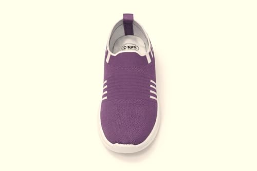 Image of Women's Slip-On Walking Shoes | Lightweight Mesh Casual Sneakers | Comfortable Cushioned Sole Travel Shoes