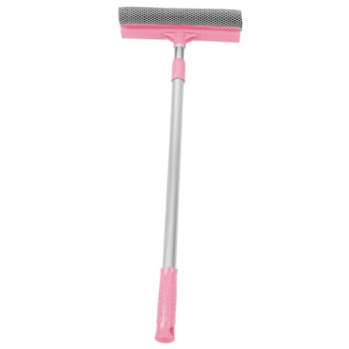 OUNONA Glass Dry Extendable Large Car Window Dust Windshield Window Scrubber Squeegee Window Washing Tool Professional Automotive Windows Brush Window Wiper Pink Plastic