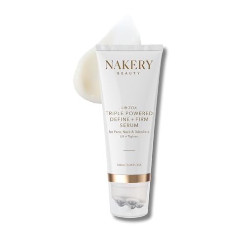 Nakery Lift-Tox Define & Firm Face Tightening Treatment with NAD+ & Collagen Booster, Neck & Jawline...