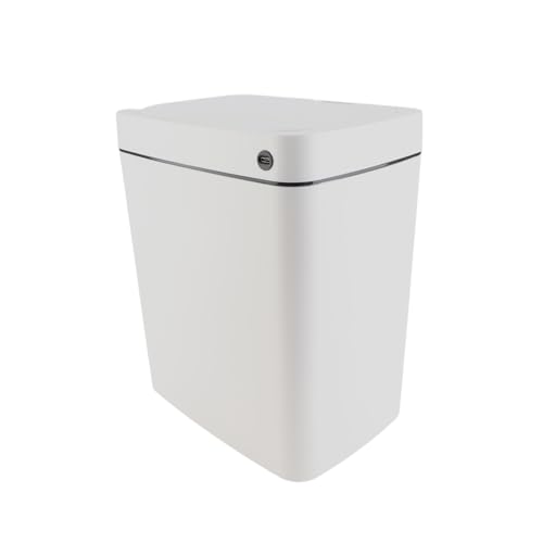Poubelle intelligente 15L rechargeable USB avec couvercle étanche pour chambre