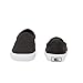 Lacoste Men's Slip-On Base Sneaker, Black & White, 10.5