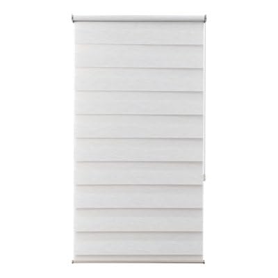 GoodHome Store Enrouleur Jour/Nuit sans perçage Brize moucheté 75 x 240 cm