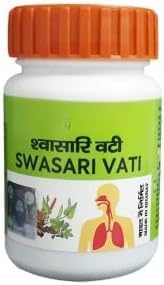 Patan Jali Pure Herbs Divya Swasari Vati – 44g | Ayurvedic Respiratory Support for Cough, Cold & Breathing Relief Pack of 4