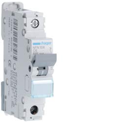 Disjoncteur Hager 1 pôle 6A 6kA Courbe C
