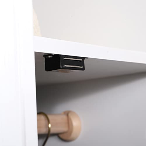 Mousike Cabinet Magnets 15KG Stainless Steel Magnetic Door Catch Magnetic for Kitchen Cupboard Wardrobe Closet Cabinet Door Drawer Latch