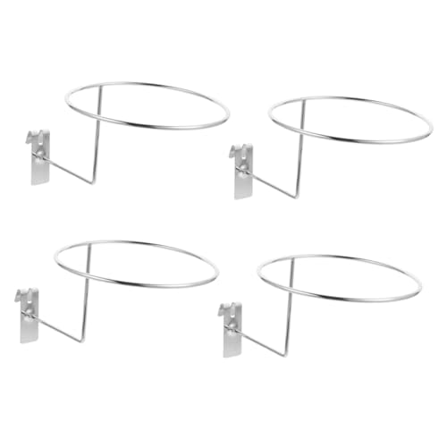 Cabilock - Cabilock 4pcs Pegboard Hat Rack for Sports Wall-mounted Display Hooks for Basketball Volleyball Soccer Versatile Storage for Home and Commercial Use