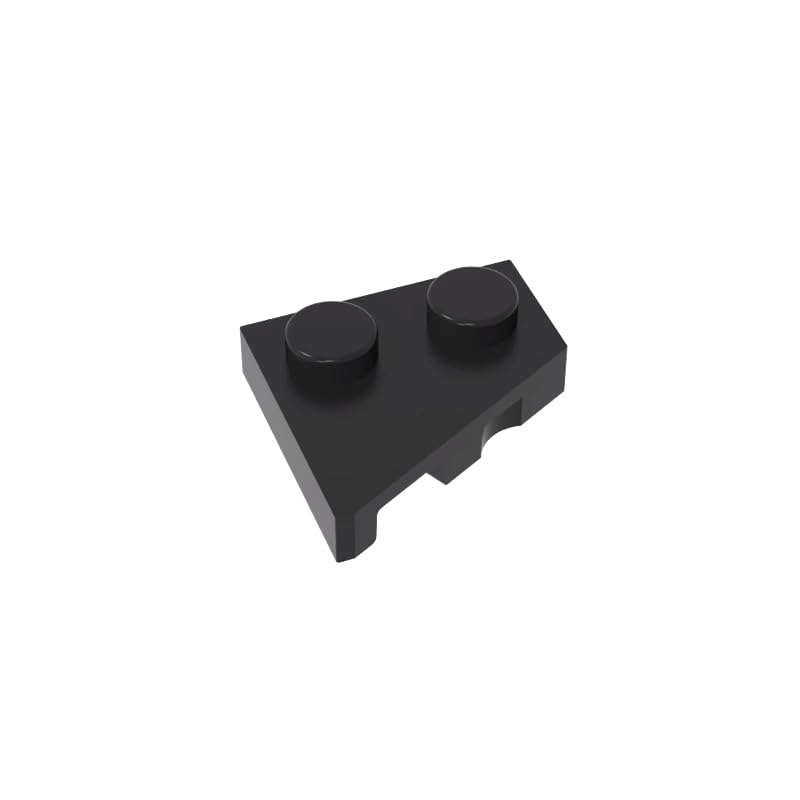 XYEIUGO 24307 Circular Plate Wedge Plate 2x2 Right, Black, 50 PCS — image 1