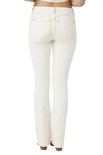 Jean bootcut Forever 21 vanille à coutures apparentes et taille 27 - 4