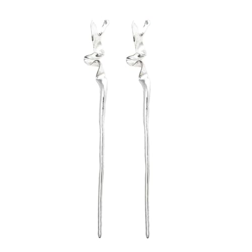 FRCOLOR 2 Stück Chinesische Haarnadeln Vintage Haarstäbchen Metall Haarpins Für Langes Haar,...