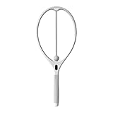 Harilla Tennisschläger-Schwungtraining, Snap-Racket, ergonomisches Timing-Verbesserungstool, Aufwärmausrüstung für Erwachsene, Grau