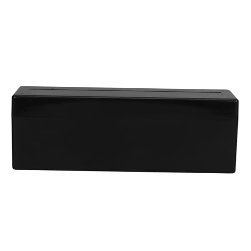Caja organizadora para monedas en plástico negro