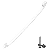 Upgraded WB15X10048 Oven Handle Compatible with GE Hotpoint Oven Handle Replacement White General Electric Range Stove Parts AP2021197 JGBP30WEA1WW JBP24WB4WW Parts with Screws