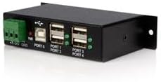 212 Main Mountable 4 Port Rugged Industrial USB Hub