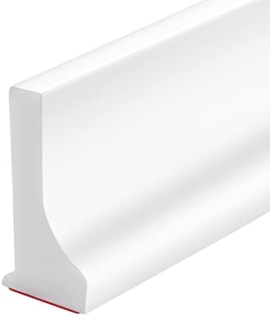 Frantie 67 Inch Shower Threshold Water Dam Shower Barrier Water Stopper Retention System Dry and Wet Separation Suitable for The Gap Between the Shower Kitchen Countertop Sink and Cooktop