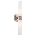 George Kovacs P5042-084 Saber 2 Light Bath with Cased Etched Opal Glass Vanity with T10 Bulb, Brushed Nickel
