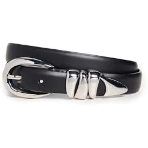 Madewell Women's Chunky Metal Leather Belt