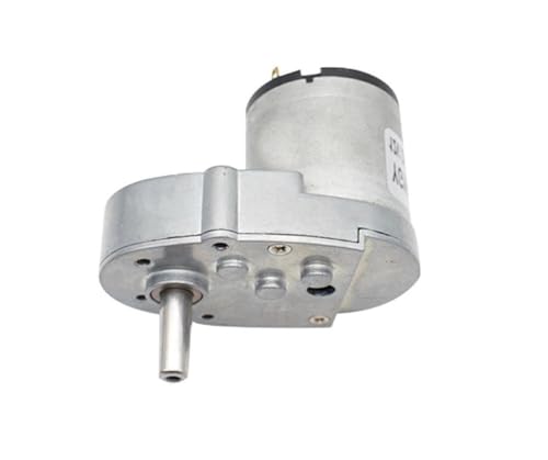 Image of ROBOWAY 7-Type Full Metal Gearbox Gear Motor DC 3V-12V 16RPM-65RPM Slow Speed Micro Reduction Gear L-Shape Motor, 2 Wiring Connecting Without Encoder (Pack of 1)
