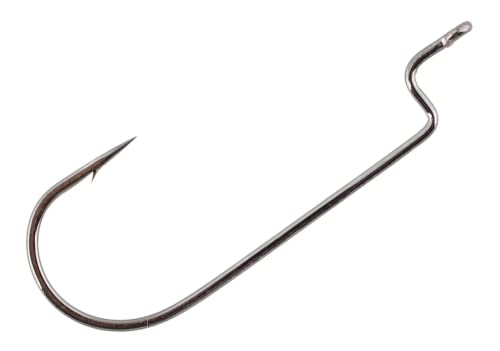 Hameçon offset Gamakatsu noir pour ne plus rater vos ferrages de poissons