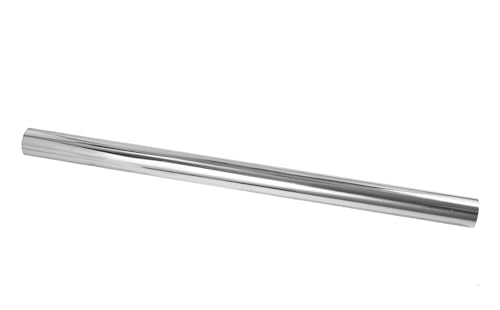 Tube d'échappement droit 51mm tuyau arrière de raccordement inox 762mm