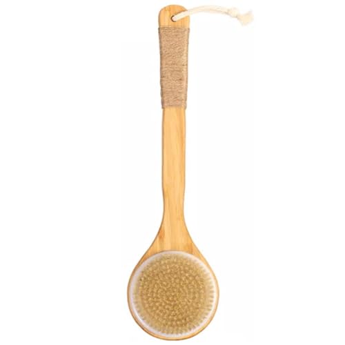 Brosse de douche long manche hêtre brossage corps sec humide - 2