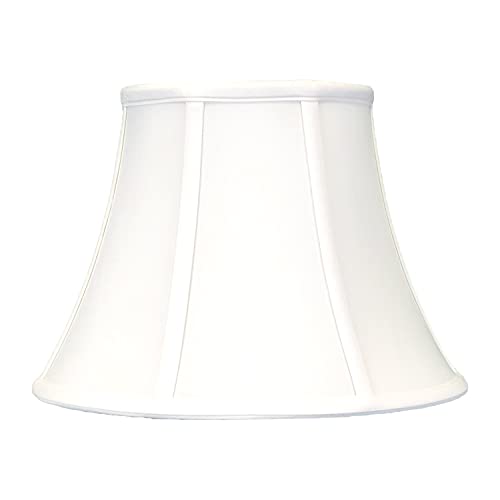Royal Designs Oval Flare Bottom Outside Corner Basic Lamp Shade, White, (8.5"" X 6"") X (14"" X 11"") X 10""" (Bs-725-14Wh) #TOP12