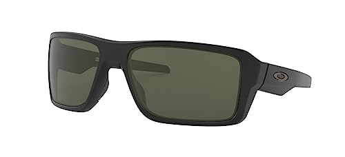 Image of Oakley Double Edge Sunglasses Matte Black with Dark Grey Lens 66mm