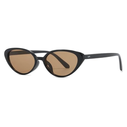 Lunettes de soleil œil de chat aux finitions rivets de qualité supérieure monture rétro femme