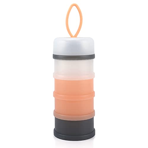 Image of Accmor Baby Formula Dispenser On The Go, Stackable Formula Dispenser Formula Container to Go, Non-Spill Portable Milk Powder Kids Snack Storage Container, BPA Free