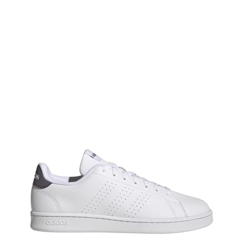 Adidas baskets Advantage pour homme en cuir blanc style tennis