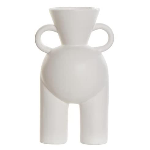 iubihome - Jarrones Decorativos Modernos (20cm Alto), Florero Cerámica, Adornos para Salon Modernos, Figura Ideal para...