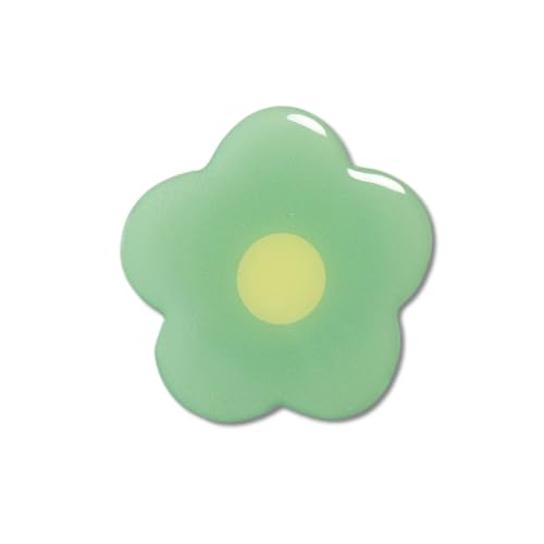 Cute Flower Series Collapsible Design Phone Grip (Adhesive Green)