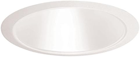 JunoLighting Group 27 WWH LED Tapered Downlight Cone Trim, 75 watts, 6 Inch, White Trim With Gloss White